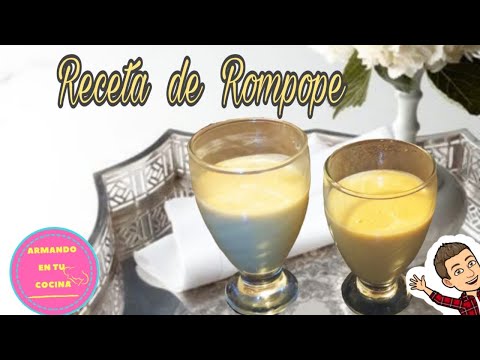 Receta de Rompope / Cómo hacer rompope casero/Rompope 3 leches Video