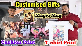 CHEAPEST CUSTOMISED GIFTS / SUBLIMATION PRINT WORK /T-SHIRT PRINT, MUG PRINT, PILLOW PRINT IN DELHI