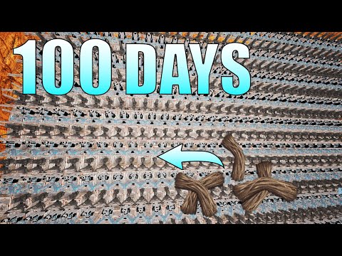 I Spent 100 DAYS On A FiberCraft Server! This is What Happens... | Full WIPE Ark
