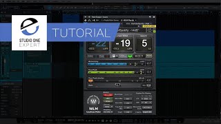 Video thumbnail for Podcast Editing With Waves WLM Plus Loudness Meter by Studio One Expert