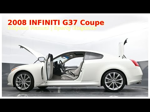 2008 INFINITI G37 Coupe Sport Walkaround: 6-Speed Manual Driving Thrill!