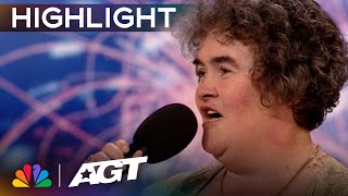 Susan Boyle&#39;s First Audition | Simon&#39;s Most Memorable Auditions | AGT 2023