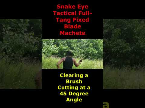 Snake Eye Tactical Full-Tang Fixed Blade Machete (Demo 2)