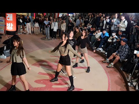 [STREET ARTIST] LADY B. INTERACTIVE HONGDAE BUSKING. 240508.