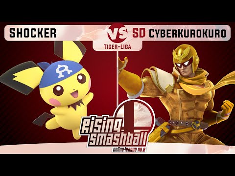Rising Smashball #2 - Shocker (Pichu) vs. SD | CyberKuroKuro (Cpt. Falcon)