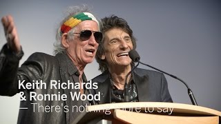 KEITH RICHARDS &amp; RONNIE WOOD There&#39;s nothing more to say | TIFF 2016