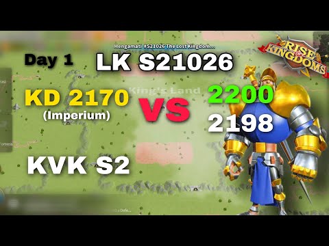 KD 2170 (Imperium) VS KD 2200 & 2198 Big War - LK S21026 - Rise of Kingdoms