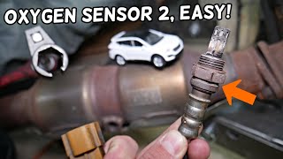 HYUNDAI SANTA FE OXYGEN SENSOR BANK 1 SENSOR 2 REPLACEMENT LOCATION  DOWNSTREAM O2 SENSOR