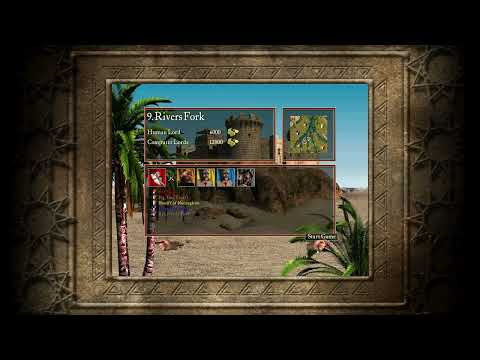 Stronghold Crusader Extreme HD Trail Mission 9 - Rivers Fork (90 Game Speed HD)
