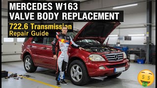 Mercedes W163 Valve Body Replacement (722.6 Transmission Repair Guide)
