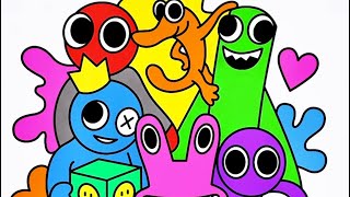 How to Color Sprunki Characters #coloring #relaxing #sprunki
