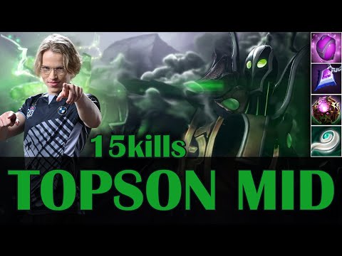 🔥 WTF RUBICK MID - TOPSON - 15 KILLS - DOTA 2 PRO GAME HIGHLIGHTS