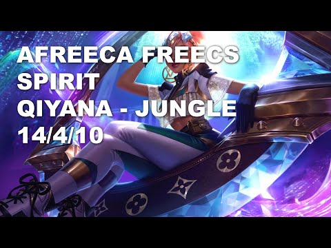 Afreeca Freecs Spirit Jungle Qiyana vs Lee Sin - KR Challenger Patch 10.8
