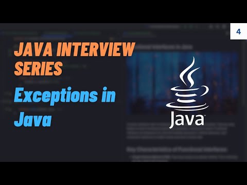 Exceptions in Java - Interview Question