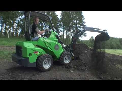 AVANT Kasimo įrenginys „Backhoe 2010, forklift accessories