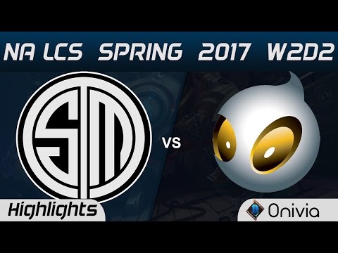 TSM vs DIG Highlights Game 2 NA LCS Spring 2017 W2D1 Team Solo Mid vs Dignitas