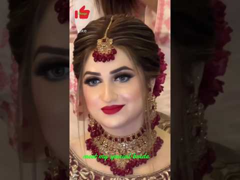 latest bridal makeup tutorial ! bridal makeup step by step ! bridal lehnga by kashee ! #meenakshi