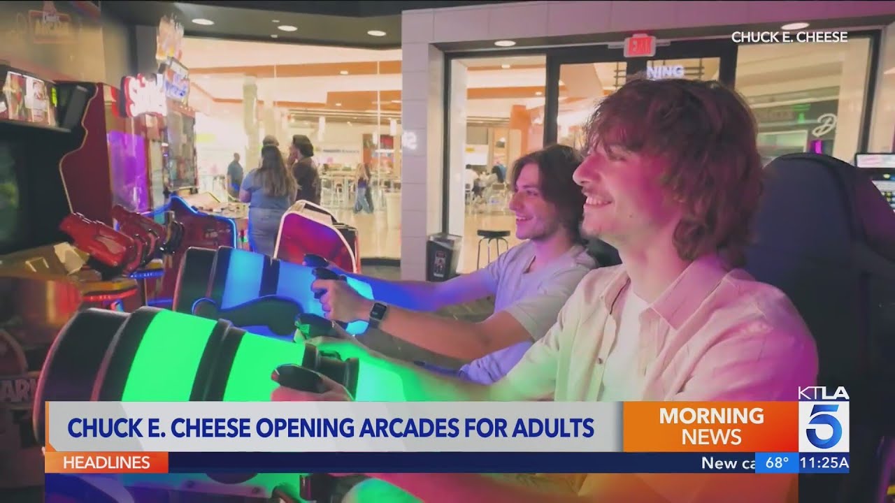 Chuck E. Cheese opens new arcades for adults