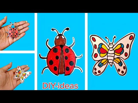 DIY Paper Butterfly Crafts idea/Easypaper Craft-ideas