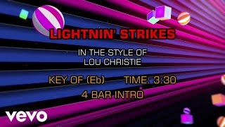 Lou Christie - Lightnin&#39; Strikes (Karaoke)