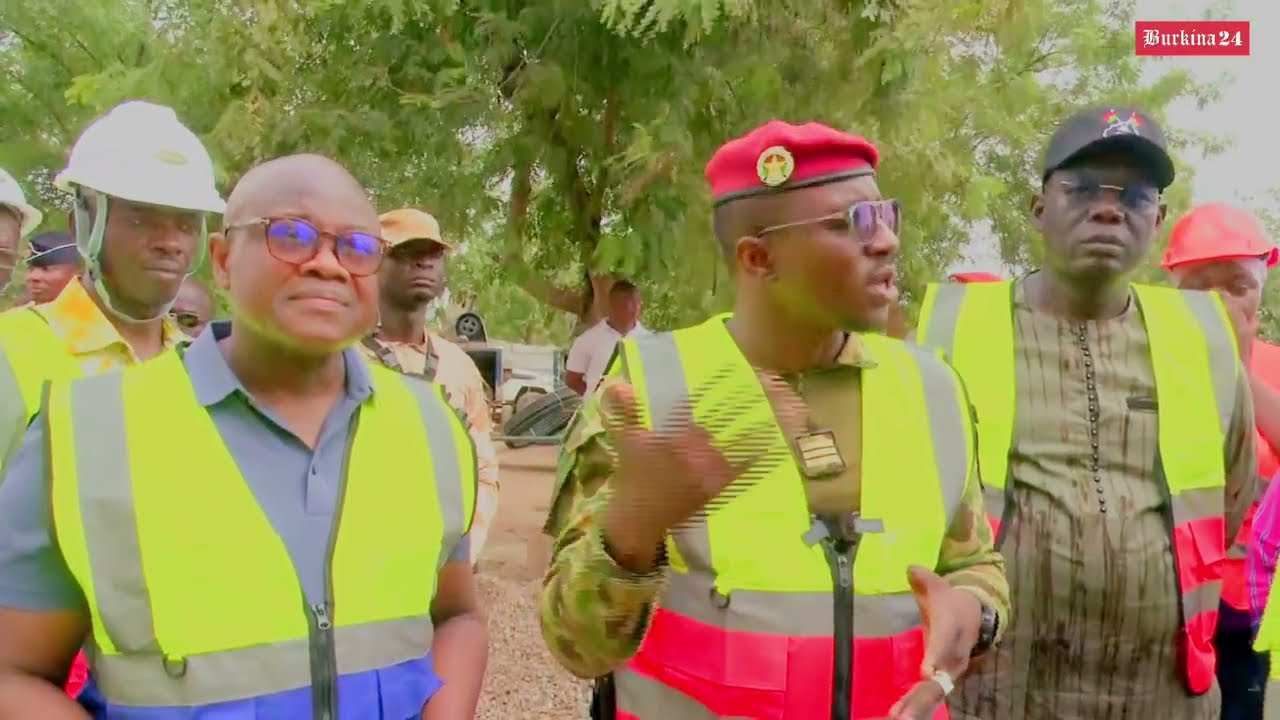 Ouaga : Le Camarade Capitaine Anderson Médah visite des centres médicaux en construction