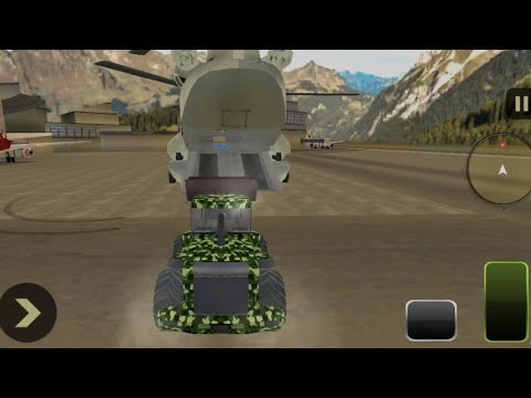 Army Prisoner Transport: Criminal Transport Games || #Level_9 ||🛫🚜🚁|| Tractor Load Women