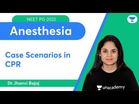 NEET PG 2022: Case Scenarios in CPR | Anesthesia | Let's Crack NEET PG | Dr. Jhanvi