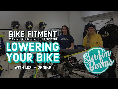 LOWERING YOUR BIKE | Making your bike fit for you!