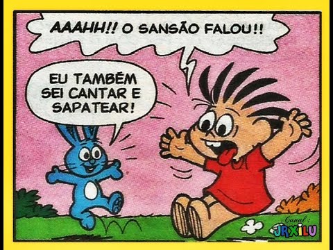 Mônica em O Gnomo do coelhinho - Quadrinhos Turma da Mônica