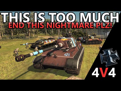 COH2 : [4v4] Please secure my flank PLEASE!