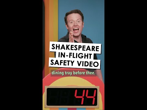 Shakespeare's In-Flight Safety Video