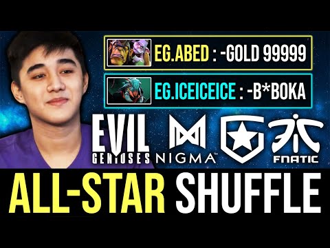 EG, Nigma, Gambit, Fnatic in ONE Game - Funny Chats DOTA 2