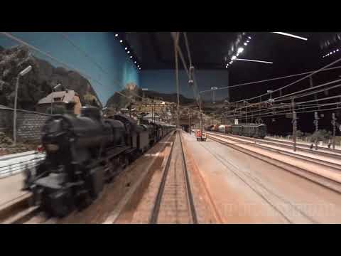 The most precise model railway layout in the world - Cab ride in the Kaeserberg rail museum