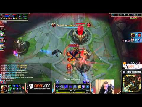 TSM Bjergsen Zed outplays Wukong