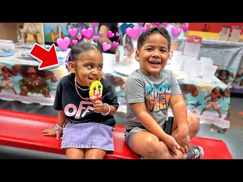 Zakyius SURPRISED His CRUSH BadKidLondyn At Her Birthday Party