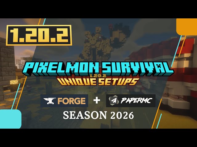 Pixelmon US Survival Setup 1.20.2 Minecraft Map