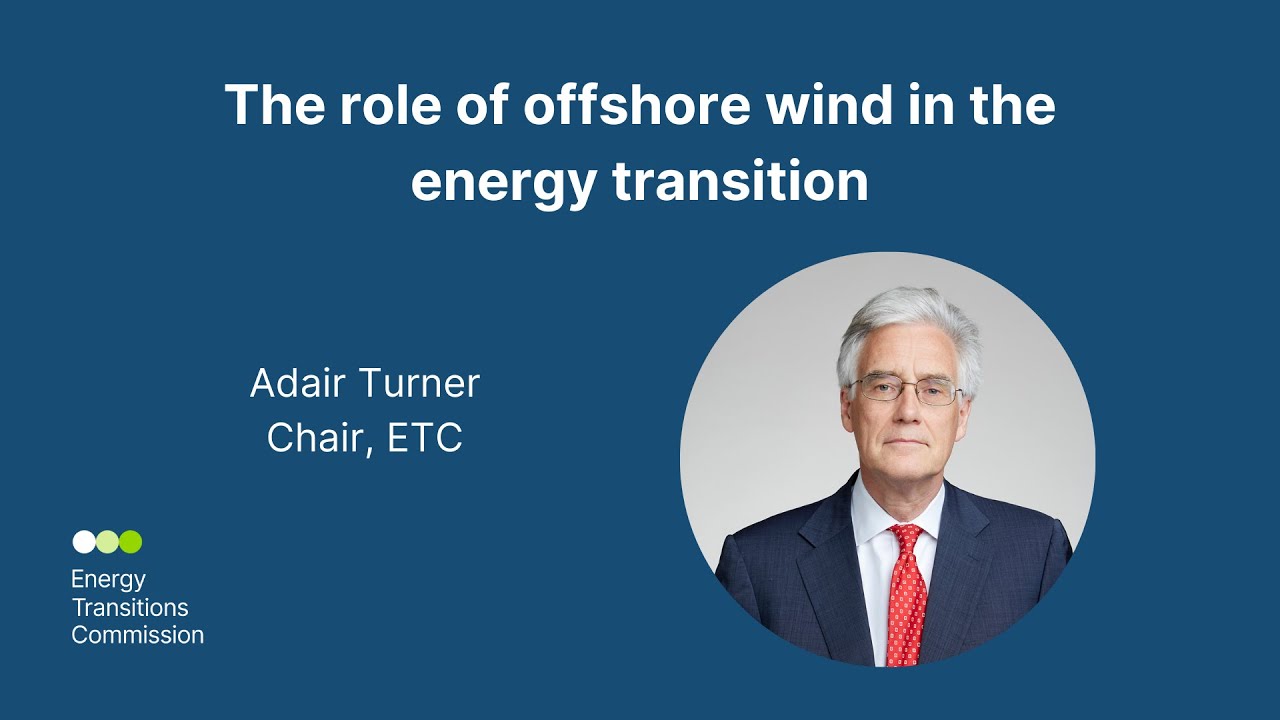 Offshore wind will play a key role in energy transition
