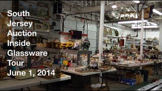 preview picture of video 'June 1, 2014 - Inside Glassware Tour - South Jersey Auction'