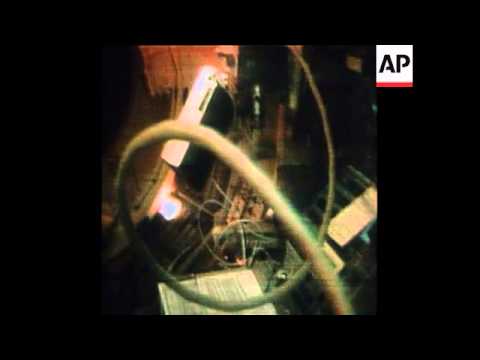 SYND 10-9-73 SHOWING SKYLAB'S INTERIOR