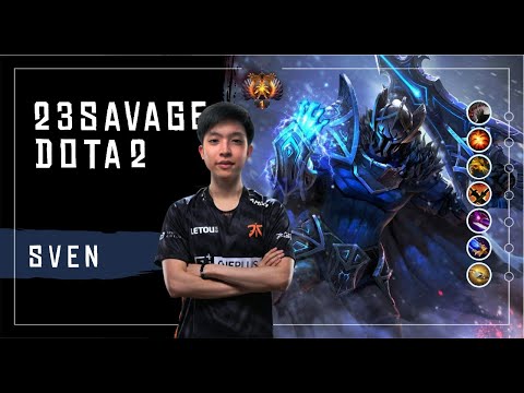 23Savage Sven Safe Lane Dota 2 | Ranked Match | Gameplay