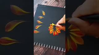 Download lagu Round Brush Flower Painting 🎨 #Shorts Brush Strokes mp3