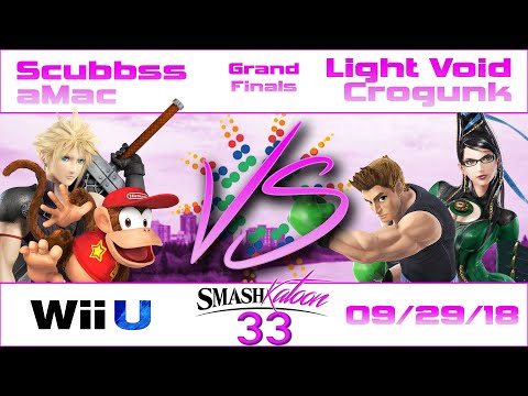 Scubbss & aMac (Red) vs LightVoid & Crogunk (Green) - Grand Finals - Smashkatoon 33 WiiU Doubles