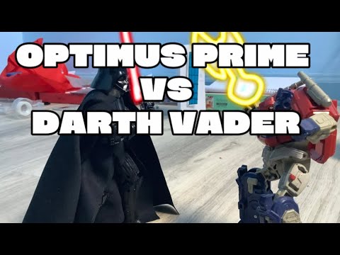 Darth Vader Vs Optimus Prime | #stopmotion |#starwars | #transformers