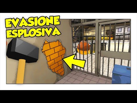 DISTRUGGO LA PRIGIONE PER SCAPPARE! - The Escapists Realtà Virtuale (HTC Vive)