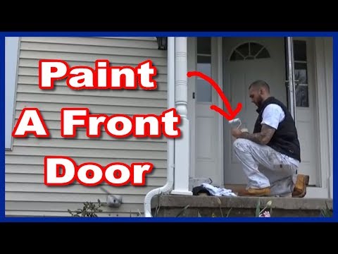 How To Paint A metal Exterior Front Door