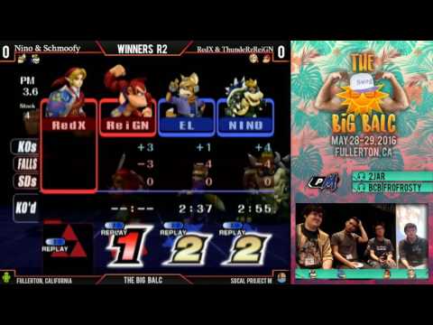 The Big Balc - Dubs Winners R1 - Nino & Schmoofy VS RedX & ThundeRzReiGN