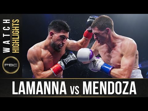 Lamanna vs Mendoza HIGHLIGHTS: August 29, 2020 | PBC on FS1