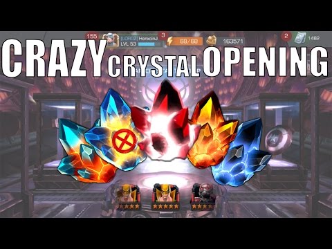 Marvel Contest of Champions | Crazy Crystal Opening! Amazing Odds!