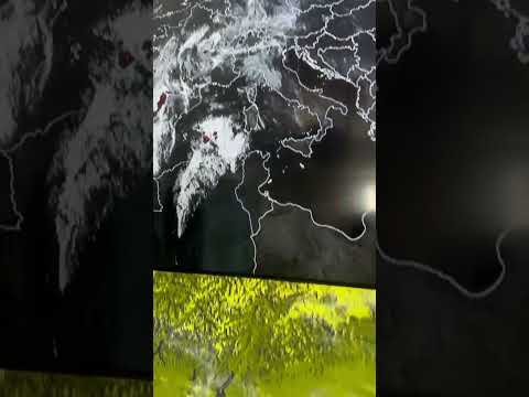 L'evoluzione del meteo in Toscana dalla sala del Consorzio Lamma al mattino del 19 Giugno