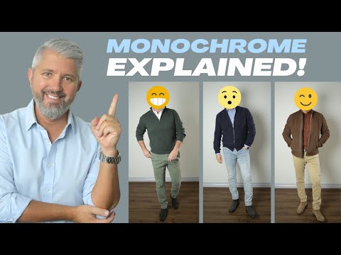 Monochromatic Outfit Ideas For Men This Fall